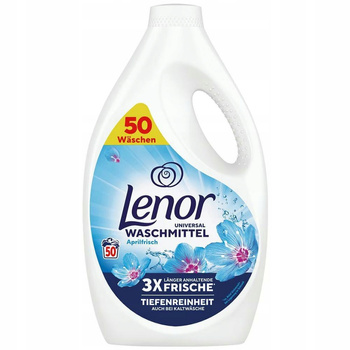 Lenor Aprilfrisch Uniwersalny Żel Do Prania Kolorowego Białego 50 Prań 2,5L
