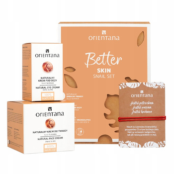 Orientana Zestaw Prezentowy Better Skin Snail Set Śluz Ślimaka Bransoletka