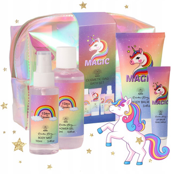 Aurora Zestaw Prezentowy Dla Dziewczynki Natolatki 4 Kosmetyków Kosmetyczka