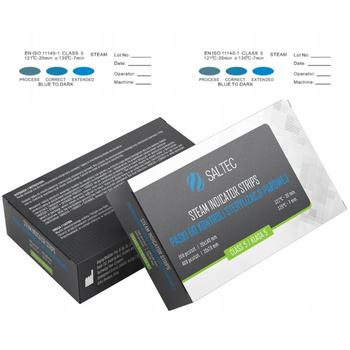 Saltec Paski Do Kontroli Sterylizacji Parowej Autoklawu Klasa 5 2x200 szt