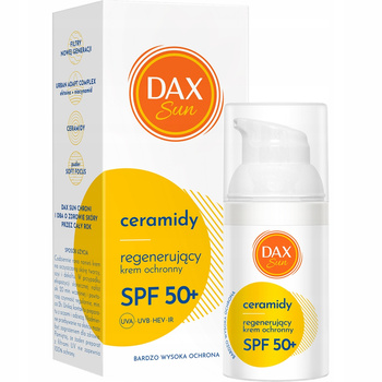 Dax Sun Krem Ochronny Regenerujący z Ceramidami Na Dzień UVA SPF 50+ 30ml