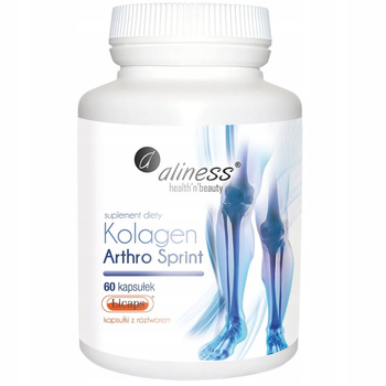 Aliness Kolagen Rybi Arthro Sprint Suplement Diety Stawy Kości 60 Kapsułek