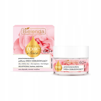 Bielenda Royal Rose Elixir Półtłusty Krem Odbudowujący Odżywczy 60+ 50ml
