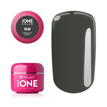 Silcare Base One Żel UV 52 Asphalt Grey Szary 5g