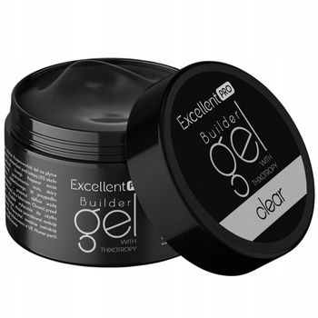 Excellent PRO Thixo Budujący Żel Do Paznokci Bezbarwny LED UV Clear 15g