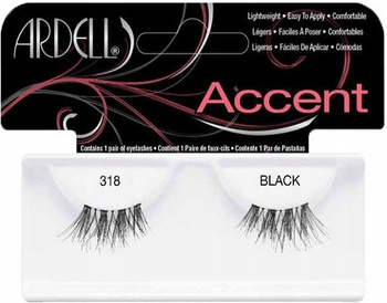 Ardell Rzęsy Półówki Czarne Na Pasku Accent 318