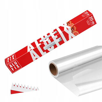 Alufix Folia PVC Spożywcza Gastronomiczna Elastyczna Mocna Rolka 20m