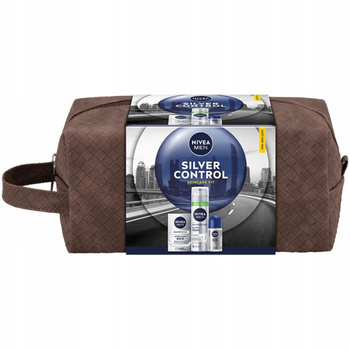Nivea Men Silver Control Zestaw Kosmetyków Męskich + Kosmetyczka Męska