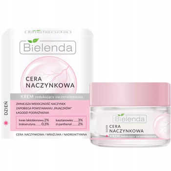 Bielenda Cera Naczynkowa Krem Do Twarzy Redukujący Zaczerwienienia 50ml