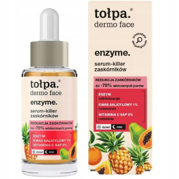Tołpa Dermo Face Enzyme. Serum Do Twarzy z Kwasem Salicylowym Na Zaskórniki 30ml