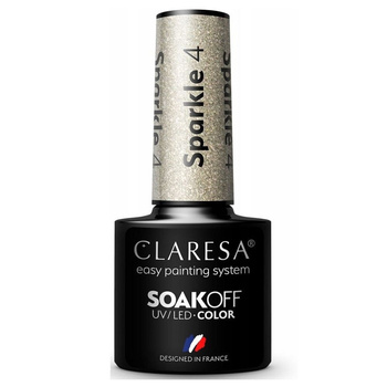 Claresa Lakier Hybrydowy Sparkle 4 5g