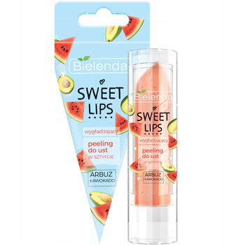 Bielenda Sweet Lips Peeling Cukrowy Do Ust Wygładzający Arbuz Awokado