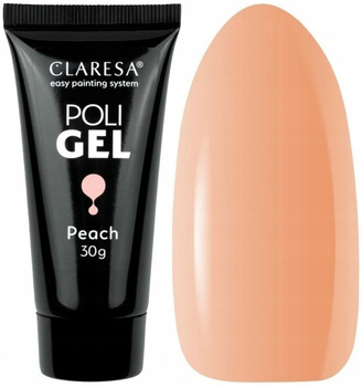 Claresa Poli Gel Akrylożel Budujący Peach 30g