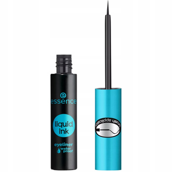 Essence Liquid Ink Wodoodporny Eyeliner w Płynie Precyzyjny Czarny 01