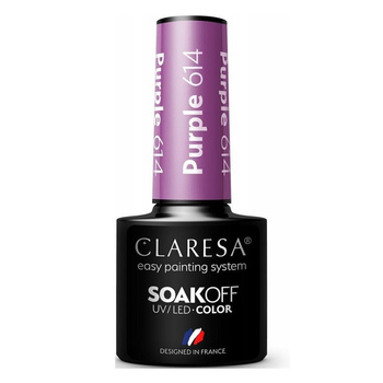 Claresa Lakier Hybrydowy Purple 614 5g