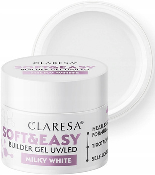 Claresa Soft Easy Builder Gel Żel Budujący Glam Pink Róż z Drobinką 90g