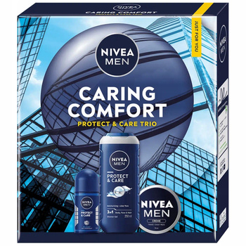 Nivea Men Caring Comfort Zestaw Prezentowy z 3 Kosmetykami Dla Mężczyzny