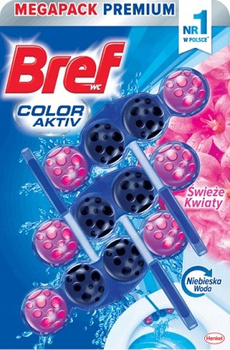 Bref Color Active Kwiaty Zawieszka Kulki Barwiące WC x 3
