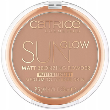 Catrice Sun Glow Wodoodporny Matowy Bronzer Do Twarzy 035 Universal Bronze