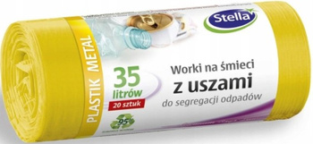 Stella Worki na Śmieci z Uszami Plastik 35L 20 szt