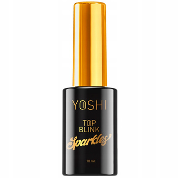 Yoshi Blink Sparkles Top Do Paznokci No Wipe z Perłowymi Drobinkami 10ml