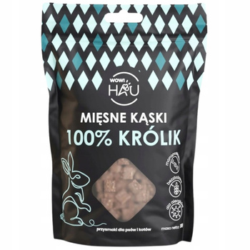 Wow Pets Przysmaki Dla Psa Kota Zdrowe Smaczki Mięsne 100% Królik 120g