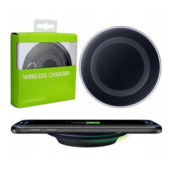 CoolStaff Ładowarka Bezprzewodowa Indukcyjna Do Telefonu Smartphone Czarna Qi 5W