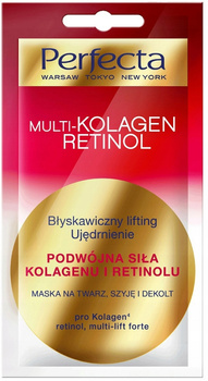 Perfecta Multi Kolagen Retinol Maska Twarz Szyja