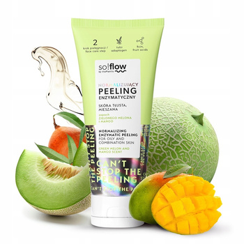 So Flow Normalizujący Peeling Enzymatyczny Skóra Tłusta Mieszana Mango 75ml