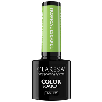 Claresa Lakier Hybrydowy Do Paznokci Tropical Escape 5 Limonka Neon 5g