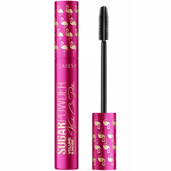 Claresa Sugar Powder Wydłużająco Pogrubiający Tusz Do Rzęs Olej Arganowy