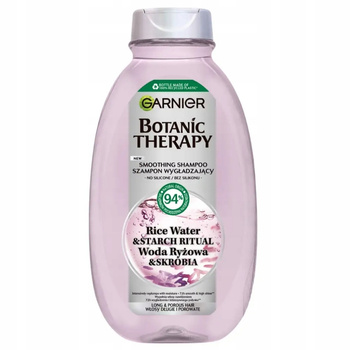 Garnier Botanic Therapy Wygładzający Szampon Do Włosów Woda Ryżowa 400ml