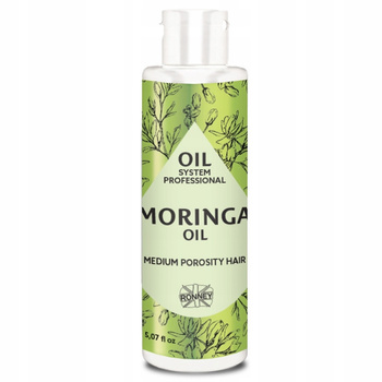 Ronney Moringa Odżywczy Ochronny Olejek Do Włosów Średnioporowatych 150ml