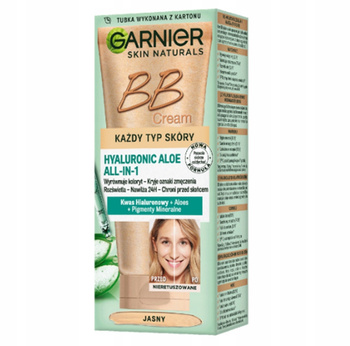 Garnier Hyaluronic Aloe All In 1 Lekki Nawilżający Krem BB Odcień Jasny