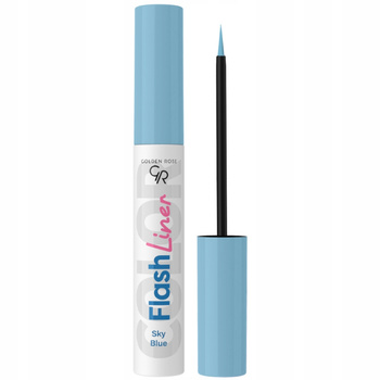 Golden Rose Flash Liner Kolorowy Eyeliner w Płynie Błękitny 103 Sky Blue
