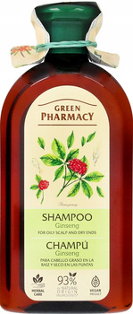 Green Pharmacy Szampon Włosy Tłuste i Suche Końce Żeń-Szeń 350ml