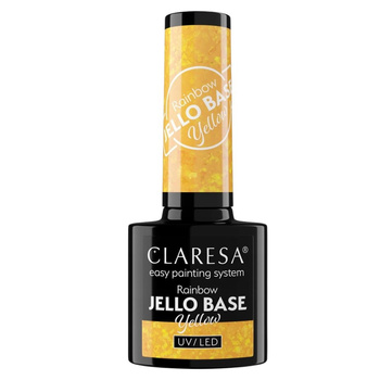 Claresa Lakier Hybrydow Rainbow Jello Basa 2w1 Yellow 5g