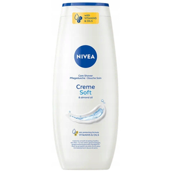 Nivea Creme Soft Kremowy Żel Pod Prysznic Olej Migdałowy Witamina E 500ml