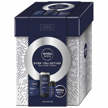 Nivea Men Deep Collection Zestaw Prezentowy z 4 Kosmetykami Dla Mężczyzny