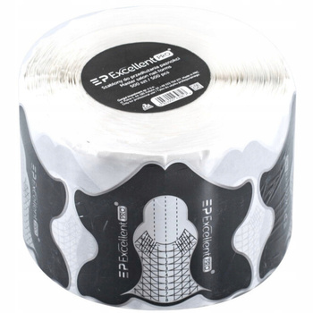 Excellent PRO Master Szablony Formy Do Przedłużania Paznokci Rolka 500 szt