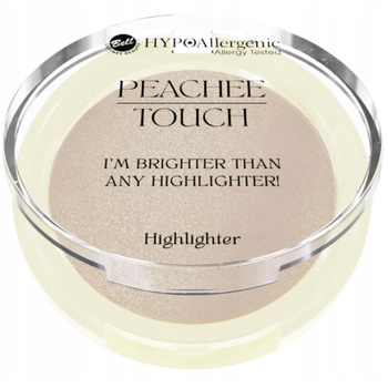 Bell Hypoallergenic x Peachee Touch Prasowany Rozświetlacz Do Twarzy Ciała