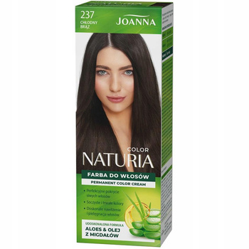 Joanna Naturia Color Nawilżająca Farba Do Włosów Aloes 237 Chłodny Brąz 40g