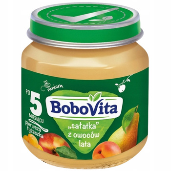 Bobovita Deserek Dla Dzieci Sałatka z Owoców Lata Po 5 Miesiącu 125g