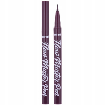 Miyo Flow Master Pen Wodoodporny Eyeliner w Pisaku Fioletowy 02 Sweet Plum