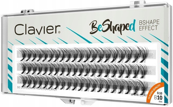 Clavier Be Shaped Rzęsy Kępki Skręt B 10mm x60