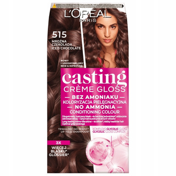 Loreal Casting Creme Gloss Farba Do Włosów Bez Amoniaku 515 Iced Chocolate