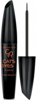 Golden Rose Eyeliner Cat's Eyes Czarny Wodoodporny