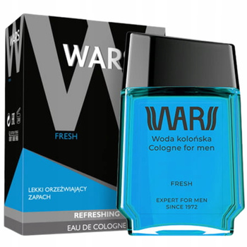 Wars Fresh Lekka Orzeźwiająca Męska Woda Kolońska Cytrusowo Kwiatowa 90ml