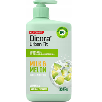 Dicora Urban Fit Żel Pod Prysznic Mleko i Melon Podwójne Nawilżenie 825ml