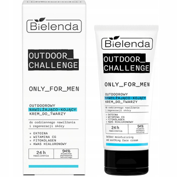 Bielenda Outdoor Challenge Men Nawilżający Krem Do Twarzy Dla Mężczyzn 50ml